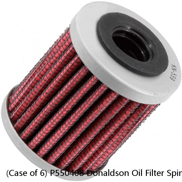 (Case of 6) P550408 Donaldson Oil Filter Spin On ISUZU 8941963751