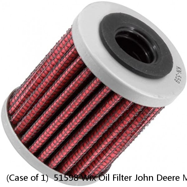 (Case of 1)  51598 Wix Oil Filter John Deere Machinery Model 610B 710E Motor John Deere PT445-MPG P167847 HF6208