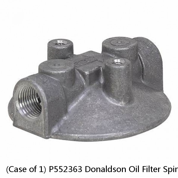 (Case of 1) P552363 Donaldson Oil Filter Spin On 1 G/BSPP