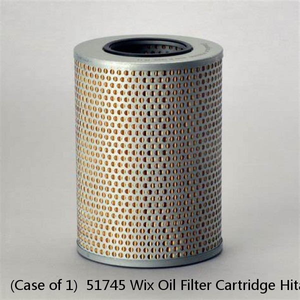 (Case of 1)  51745 Wix Oil Filter Cartridge Hitachi Excavators Model Uh45-7 Motor Isuzu 4Bb1 Kobelco Excavators  P266  P502194 ISU3