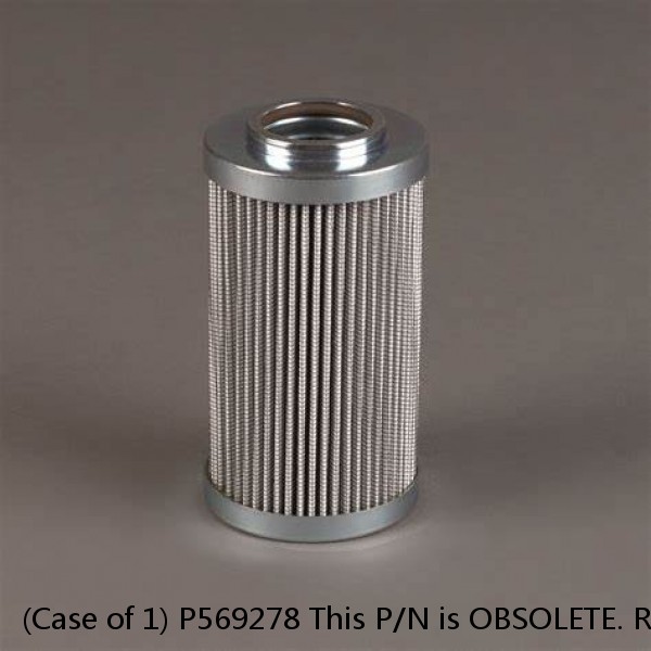 (Case of 1) P569278 This P/N is OBSOLETE. REPLACED by P569278 (Donaldson HYDRAULIC FILTER, CARTRIDGE)