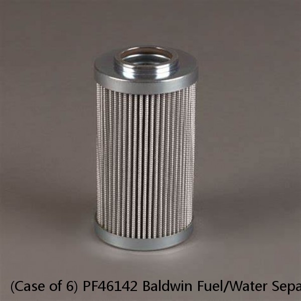 (Case of 6) PF46142 Baldwin Fuel/Water Separator Element