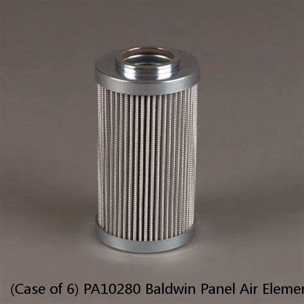 (Case of 6) PA10280 Baldwin Panel Air Element with Foam Pad