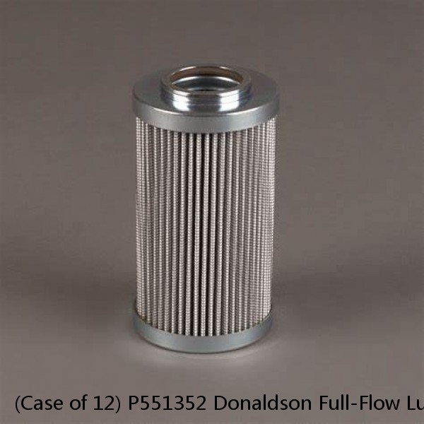(Case of 12) P551352 Donaldson Full-Flow Lube Spin-on John Deere RE59754 Ingersoll-Rand 36881696