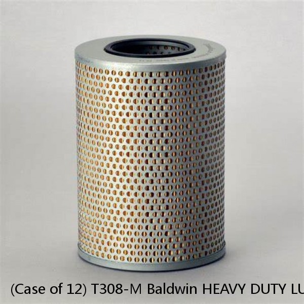 (Case of 12) T308-M Baldwin HEAVY DUTY LUBE SPIN-ON