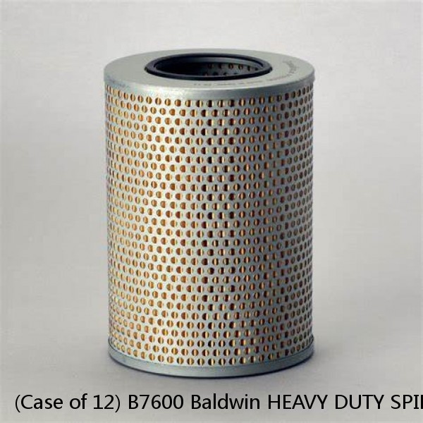 (Case of 12) B7600 Baldwin HEAVY DUTY SPIN-ON #1 image